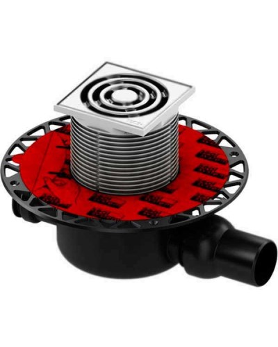 Трап для душа Tece Drainpoint 120 KDP-S120 с решеткой Хром