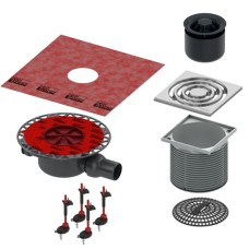 Трап для душа Tece Drainpoint 120 KDP-S120 с решеткой Хром