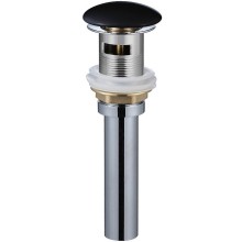 Донный клапан WeltWasser WW PP MT-BL 10000003732 click-clack Черный матовый