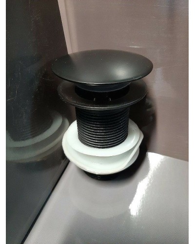 Донный клапан CeramaLux BB-006 Click-Clack Черный матовый