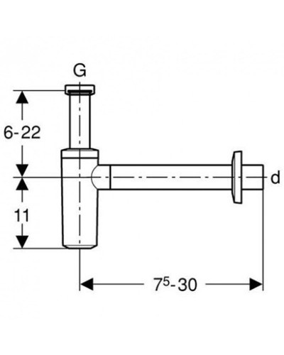 Сифон для раковины Geberit 151.035.11.1 Белый