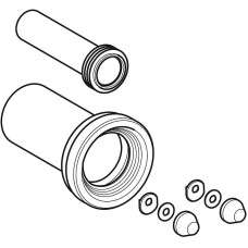 Впускной/выпускной патрубок для унитаза Geberit 152.404.46.1 Черный