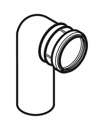 Колено для унитаза Geberit 366.061.16.1 Черный