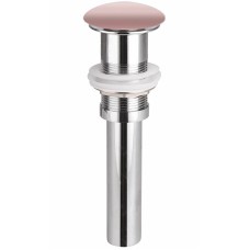 Донный клапан для раковины Ceramica Nova CN2000MP click-clack Розовый матовый