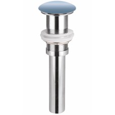 Донный клапан для раковины Ceramica Nova CN2000ML click-clack Голубой матовый