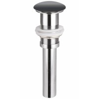 Донный клапан для раковины Ceramica Nova CN2000MDH click-clack Темный антрацит матовый