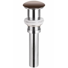 Донный клапан для раковины Ceramica Nova CN2000MDB click-clack Темно-коричневый матовый