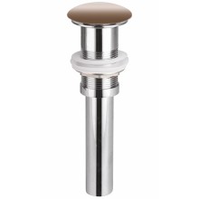 Донный клапан для раковины Ceramica Nova CN2000MC click-clack Капучино матовый