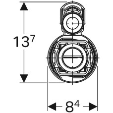 Сливная арматура Geberit Typ 290 282.303.21.2 Хром