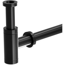 Сифон для раковины SantiLine SL-115 Черный матовый