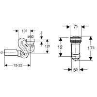 Сифон для писсуара Geberit 152.942.11.1 Белый