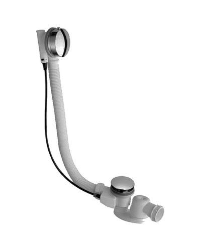 Слив-перелив Jacob Delafon Capsule E6D134-CP полуавтомат с наливом Хром Белый