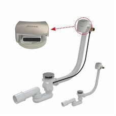 Слив-перелив Ravak X01504 полуавтомат с наливом Хром