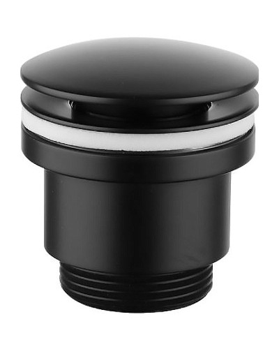 Донный клапан Lemark LM8500BL click-clack Черный