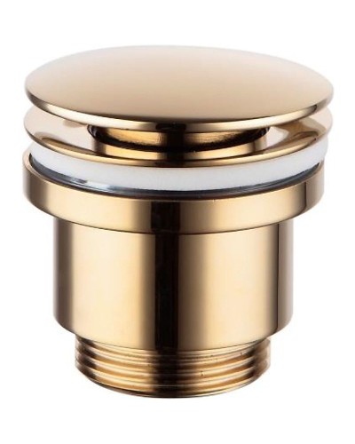 Донный клапан Lemark LM8500G click-clack Золото