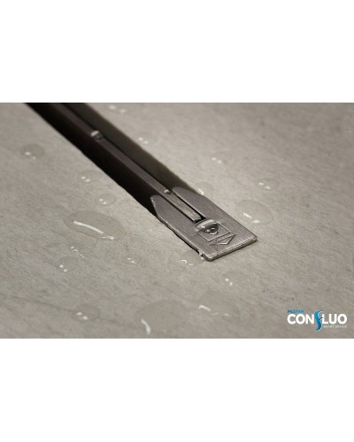 Душевой лоток Pestan Confluo Slim Line 550+ 13100026 с решеткой Хром матовый