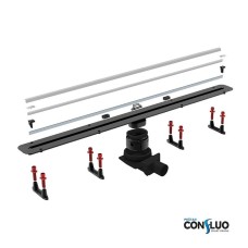 Душевой лоток Pestan Confluo Slim Line 750+ 13100028 с решеткой Хром матовый