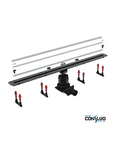 Душевой лоток Pestan Confluo Slim Line 750+ 13100028 с решеткой Хром матовый