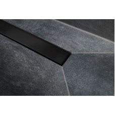 Душевой лоток Pestan Confluo Frameless Line 850 Black Matte 13701322 с решеткой Черный матовый / полая под плитку