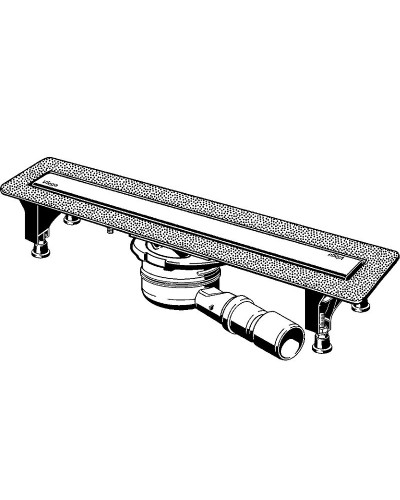 Душевой лоток Viega Advantix 1000 ER10 4983.10 753184 с решеткой Нержавеющая сталь