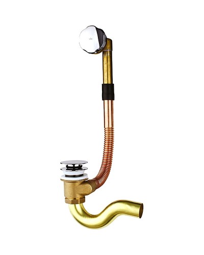 Слив-перелив Timo 8004/00 click-clack Хром