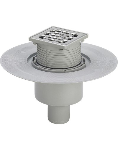 Душевой трап Viega Trap 4926 556914 с решеткой Нержавеющая сталь