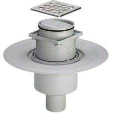 Душевой трап Viega Trap 4936.3 583224 с решеткой Нержавеющая сталь