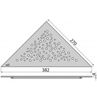 Решетка для душевого лотка Alcaplast VIEW Нержавеющая сталь