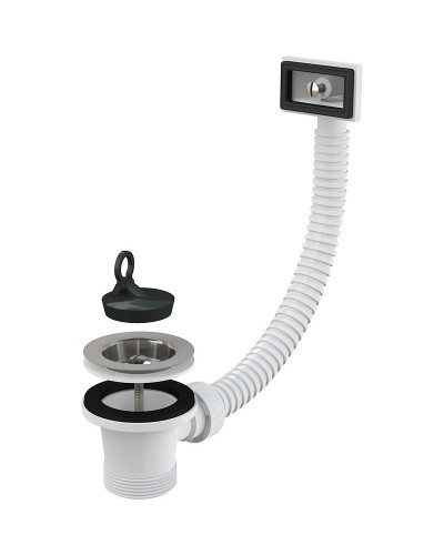 Выпуск для кухонной мойки Alcaplast A331 Нержавеющая сталь