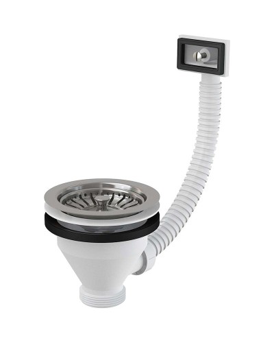 Выпуск для кухонной мойки Alcaplast A38 Нержавеющая сталь