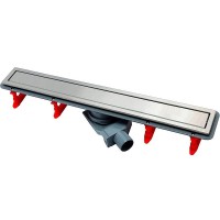 Душевой лоток Pestan Confluo Premium Line 950 13100007 с двухсторонней решеткой Хром матовый / полая под плитку