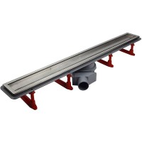 Душевой лоток Pestan Confluo Premium Line 950 13100007 с двухсторонней решеткой Хром матовый / полая под плитку