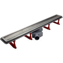 Душевой лоток Pestan Confluo Premium Line 950 13100007 с двухсторонней решеткой Хром матовый / полая под плитку