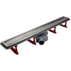 Душевой лоток Pestan Confluo Premium Line 950 13100007 с двухсторонней решеткой Хром матовый / полая под плитку