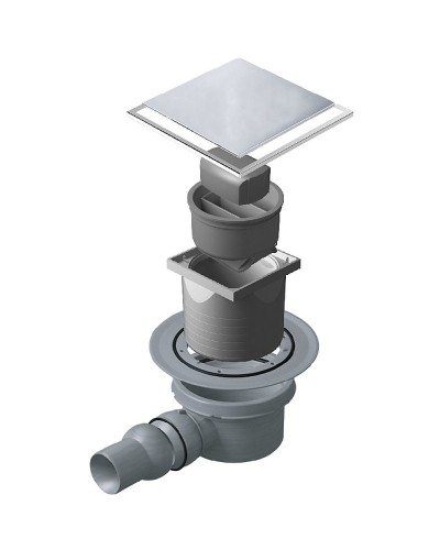 Душевой трап Pestan Confluo Standard 13702562 с двухсторонней решеткой Хром глянцевый / полая под плитку