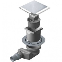 Душевой трап Pestan Confluo Standard 13702565 с двухсторонней решеткой Хром глянцевый / полая под плитку