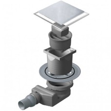 Душевой трап Pestan Confluo Standard 13702565 с двухсторонней решеткой Хром глянцевый / полая под плитку