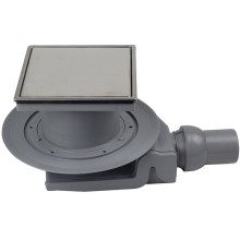 Душевой трап Pestan Confluo Standard 13702565 с двухсторонней решеткой Хром глянцевый / полая под плитку