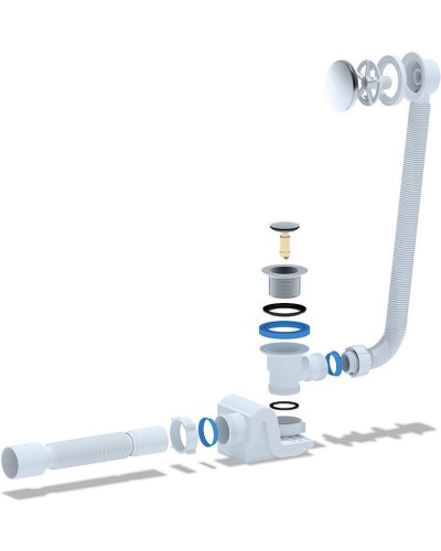 Слив-перелив Cezares CZR-STP2-01 click-clack Хром
