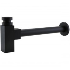Сифон для раковины BelBagno BB-SMQ2-NERO Черный матовый