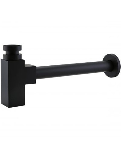 Сифон для раковины BelBagno BB-SMQ2-NERO Черный матовый