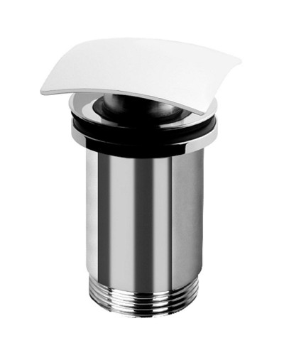 Донный клапан Cezares CZR-B-SCQ-BIO click-clack Белый матовый