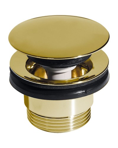 Донный клапан Cezares CZR-SAT20-03/24 click-clack Золото 24 карат