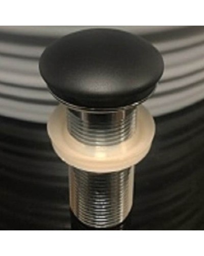 Донный клапан CeramaLux RD026 Черный матовый