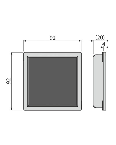Решетка для душевого трапа Alcaplast MPV016 Хром