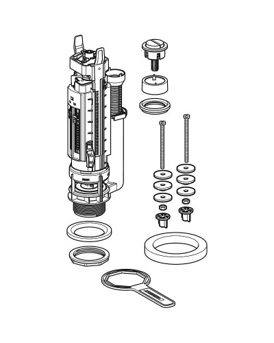 Сливная арматура Geberit Typ 290 282.300.21.2 Хром глянцевый