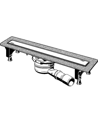 Душевой лоток Viega Advantix 900 4983.10 753177 с решеткой Хром