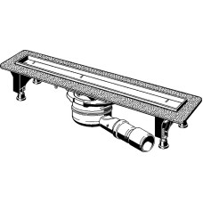 Душевой лоток Viega Advantix 800 4983.20 753214 с решеткой под плитку