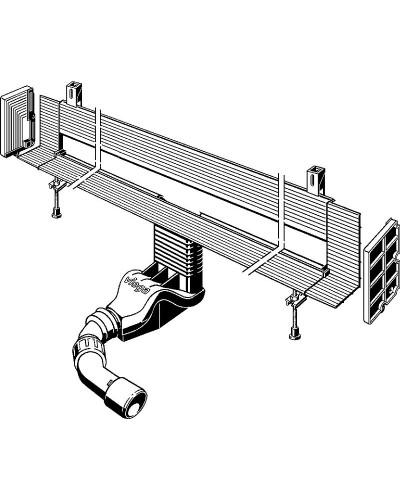 Душевой лоток Viega Advantix Vario 4967.10 736552 без решетки