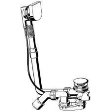 Слив-перелив Viega Multiplex 617110 724566 полуавтомат Хром